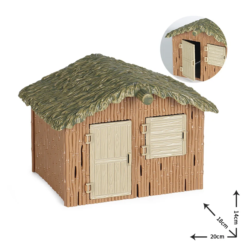 Oenux Bauernhof Modellfiguren Set mit niedlichen Tieren für Kinder – house 4