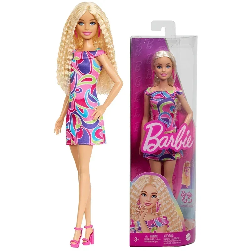 Original Barbie Fashionistas Puppe mit Wellen und Zubehör – HRH20-1