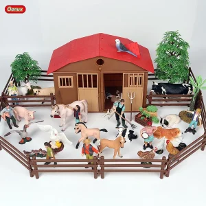 Oenux Bauernhof Tierfiguren Set für Kinder zum Spielen
