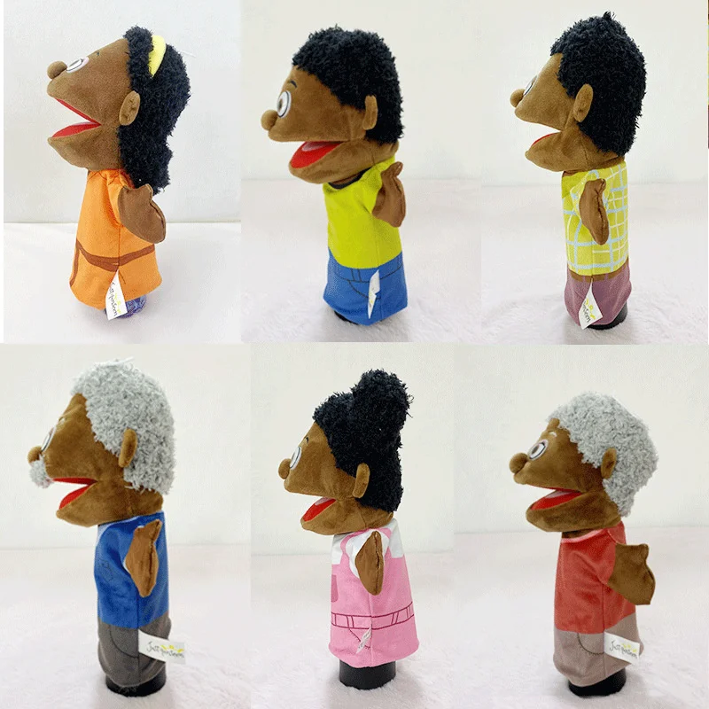 Familien-Handpuppe mit offenem Mund für Kinder geschenkt – Bild 2
