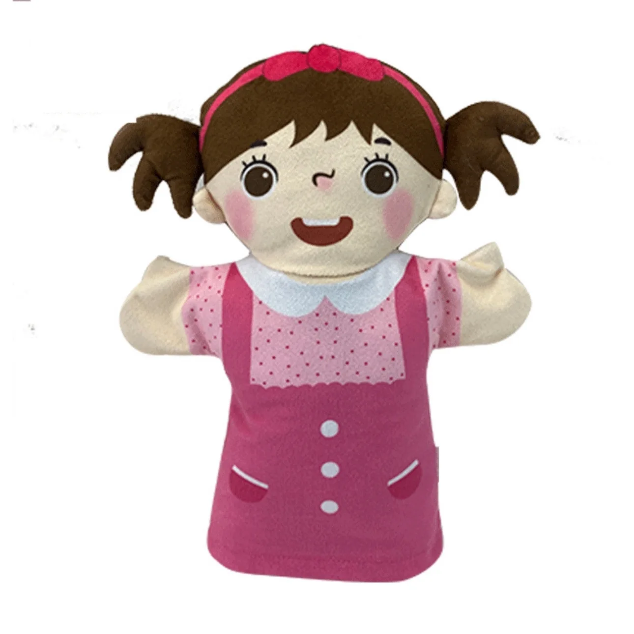 25 cm Stoffpuppen für Kinder zum Spielen und Lernen – Girl D , 25cm
