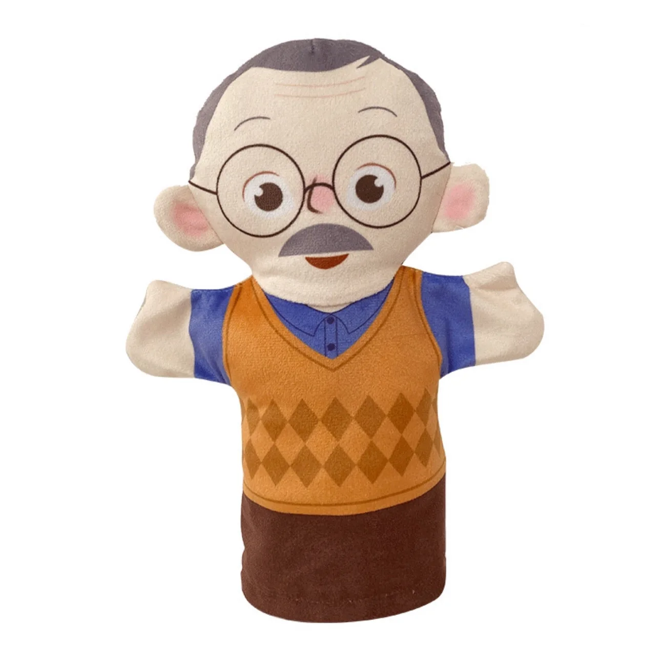 25 cm Stoffpuppen für Kinder zum Spielen und Lernen – Grandpa D , 25cm