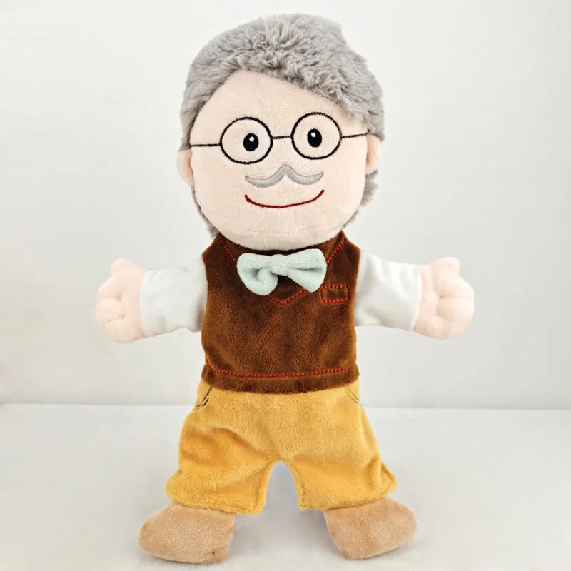 25 cm Stoffpuppen für Kinder zum Spielen und Lernen – Grandpa A , 25cm