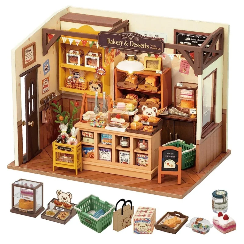 Beckas Bäckerei: DIY Miniaturhaus Bauset für kreative Kids – DG161