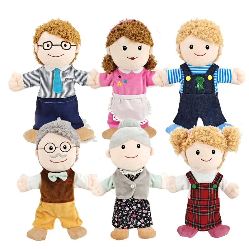 25 cm Stoffpuppen für Kinder zum Spielen und Lernen