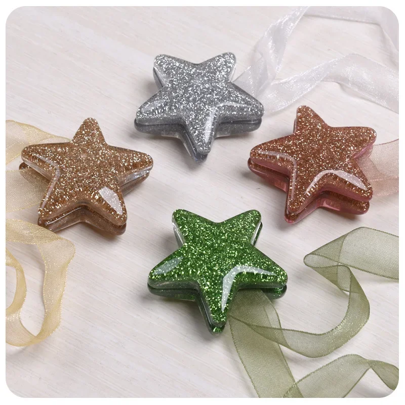 Magnetische Pentagram Vorhangbindung mit Clips und Halterung – Bild 6