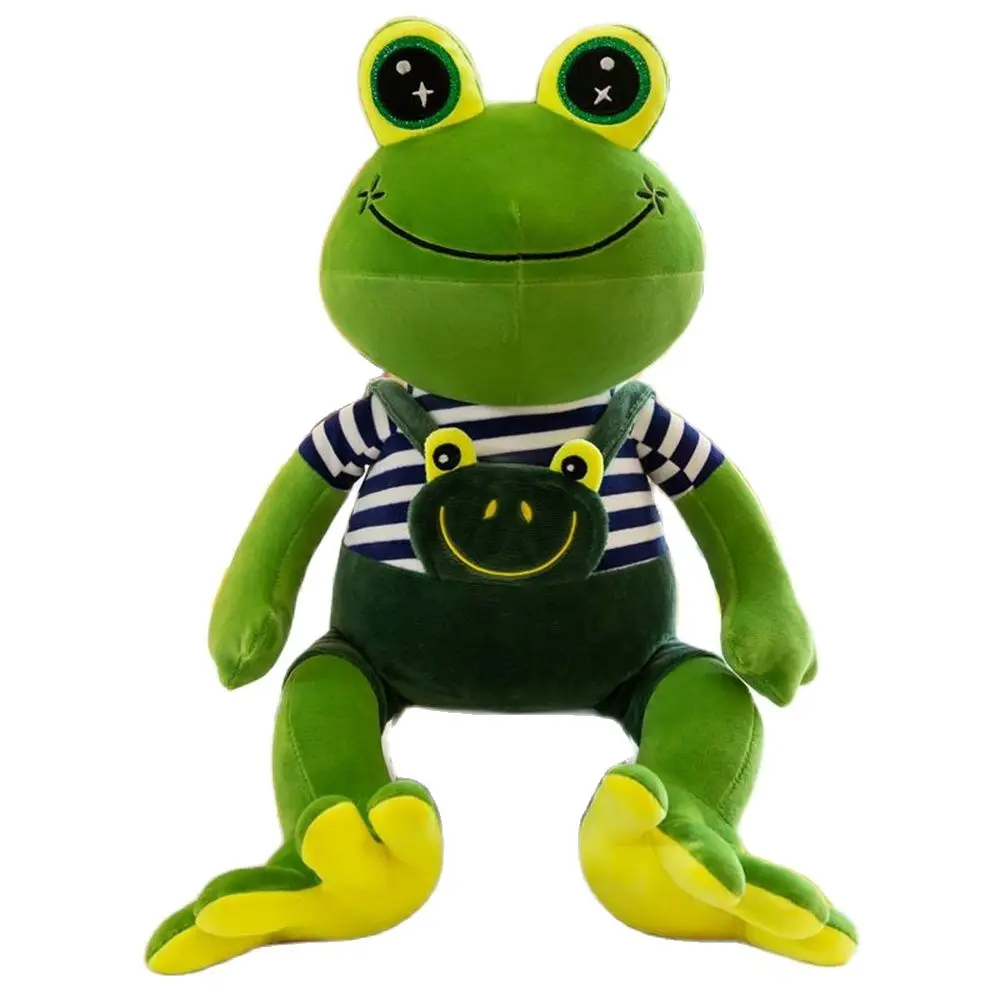 Kuschelige 35CM Cartoon-Frosch-Pärchen für Kinder Freude