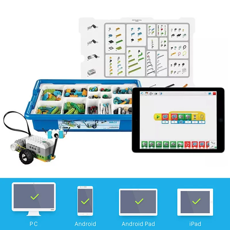 WeDo 2.0 robotik-bausteinset für kreative entwicklung – 389 teiliges Set – Bild 3
