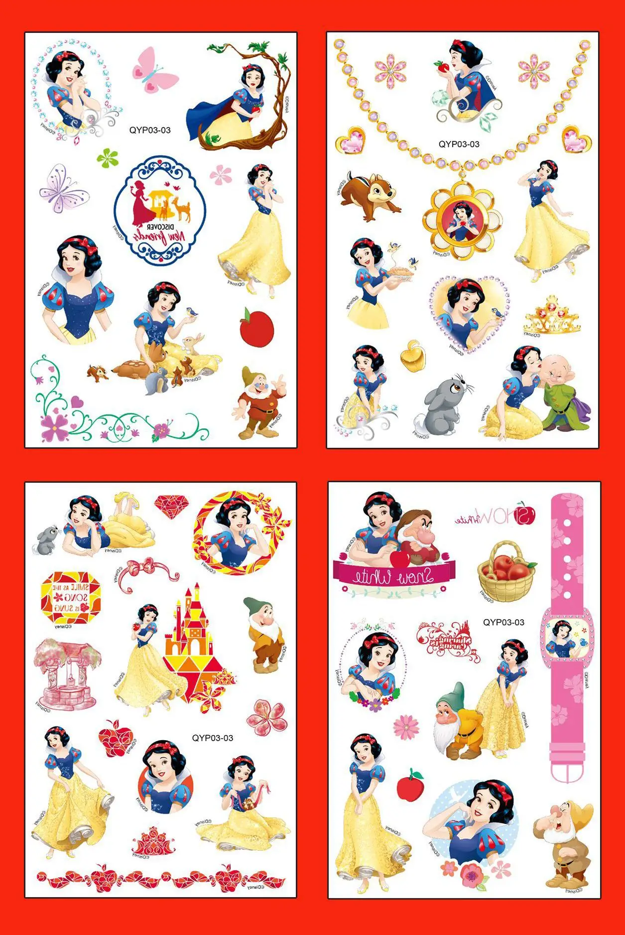 Wasserdichte Disney Avengers Tattoos – Set für Kinder-Geburtstagsfeiern – K