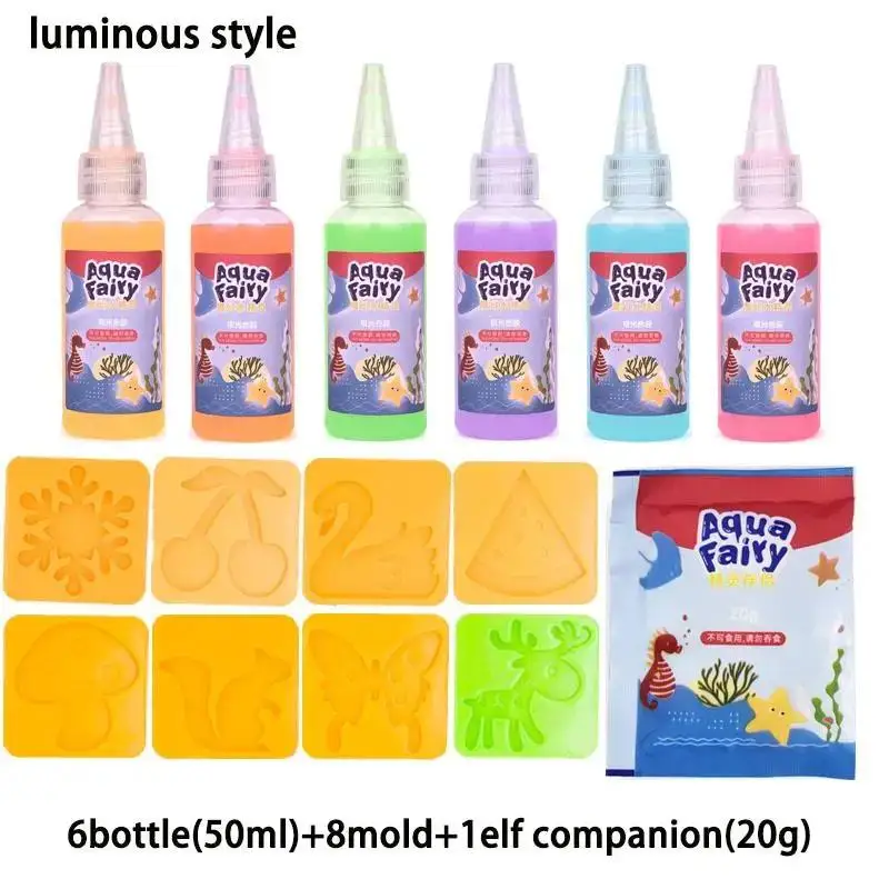 Zauberhafte Wasserelfen: 3D Bastelset für Kinder – 6color8mold-luminous