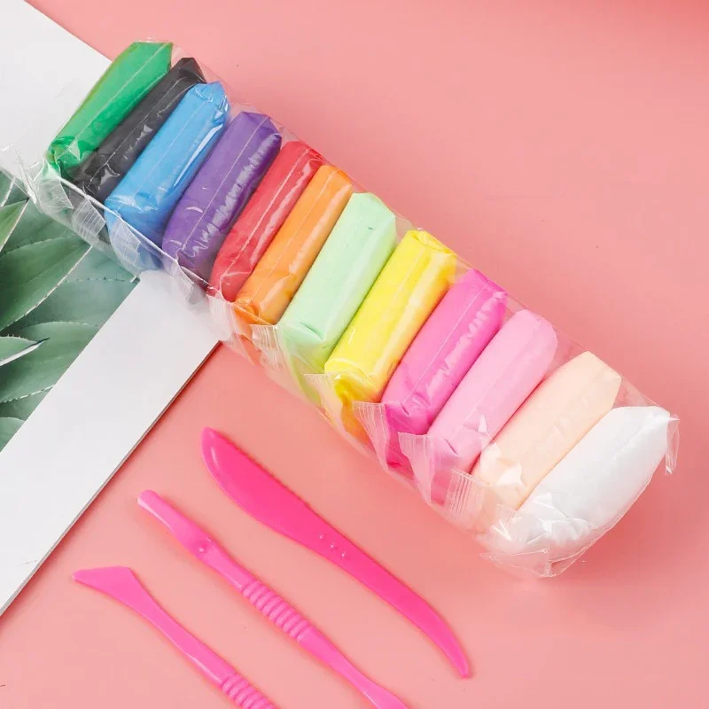 Buntes Superlehm Set mit 36 Farben und 3 Werkzeugen für Kinder – 12 Colors