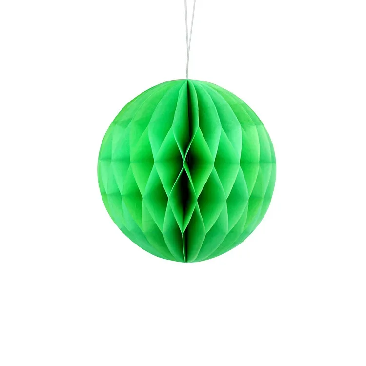 Bunte Papierlaternen: Perfekte Dekoration für Feste und Feiern – Grass green , 10inch