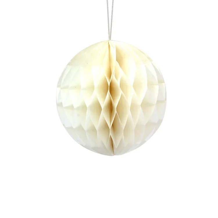Bunte Papierlaternen: Perfekte Dekoration für Feste und Feiern - Off white , 4inch