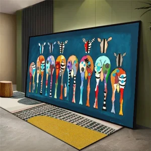 Großformatiges Dunkles Zebra Poster für Kinderzimmer Deko