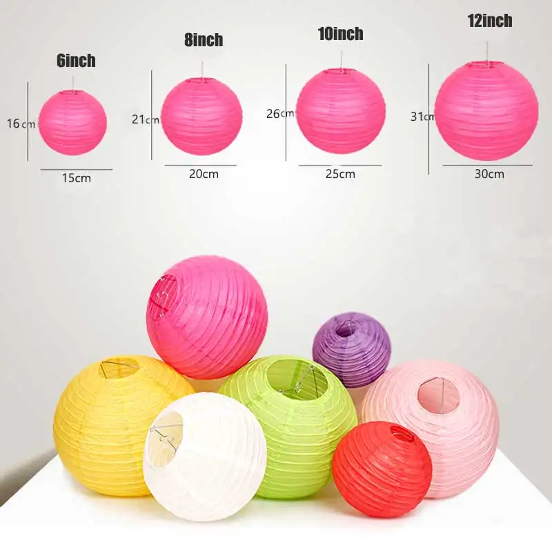 Hängende DIY Lampe aus Papier für Feiern und Feste – Bild 3