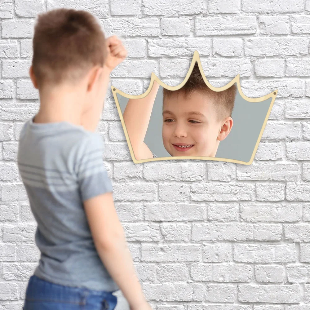 Königliche Krone Wandspiegel für das Kinderzimmer – Bild 4
