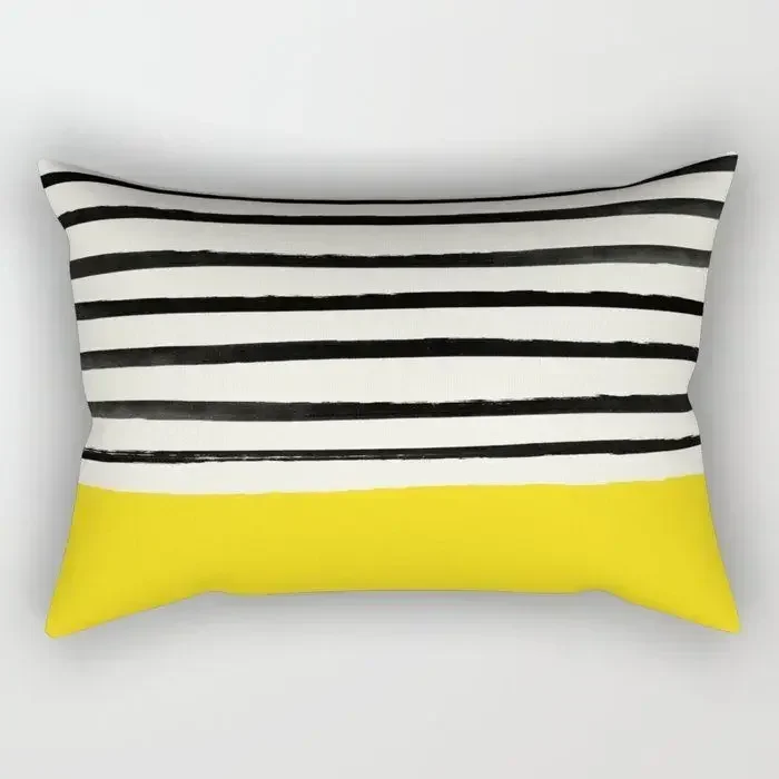 Bequemer, doppelseitiger Kissenbezug mit geometrischem Design – 848 , 30x50cm