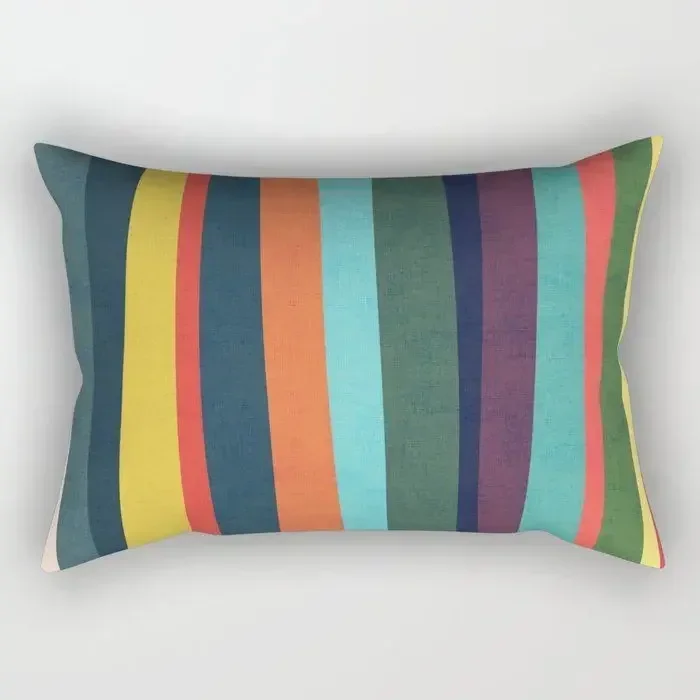 Bequemer, doppelseitiger Kissenbezug mit geometrischem Design – 844 , 30x50cm