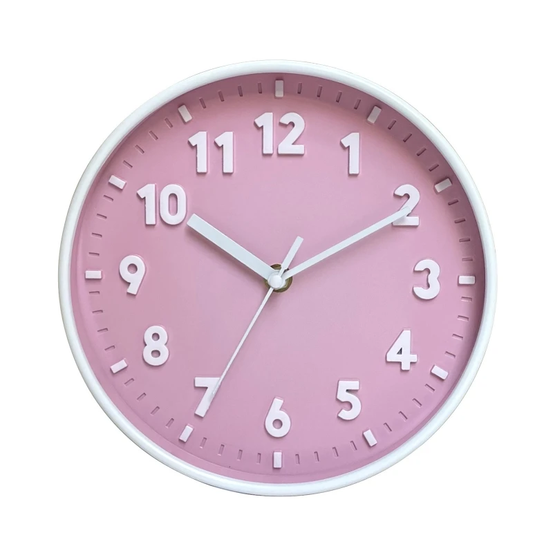 K1MF Bunte Stille Wanduhr für Kinderzimmer und Wohnzimmer – Bild 5