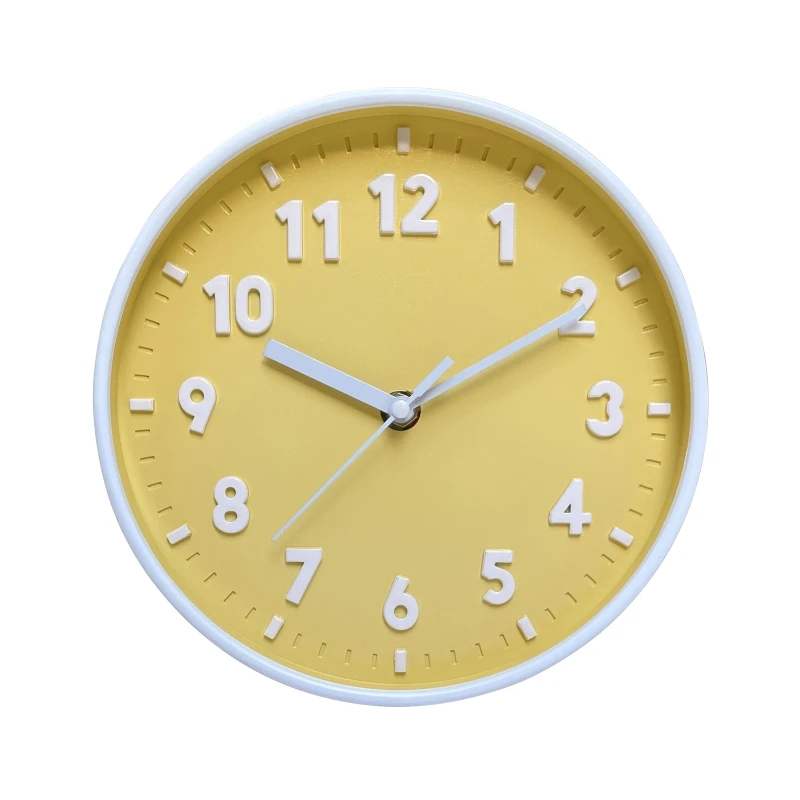 K1MF Bunte Stille Wanduhr für Kinderzimmer und Wohnzimmer – Bild 2