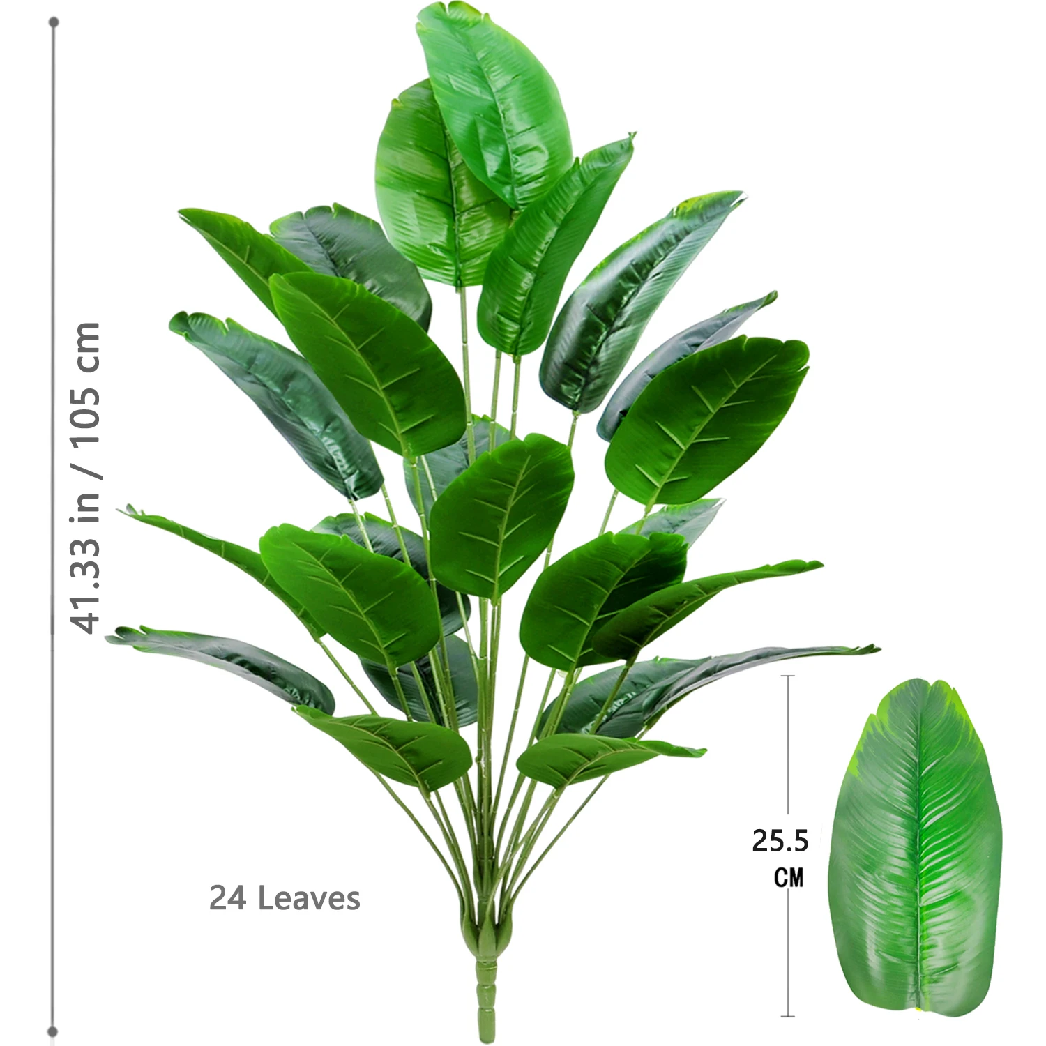 Künstlicher Tropischer Palmenbaum mit Echtem Touch für Zuhause – LRJ-24Y-105-Z8