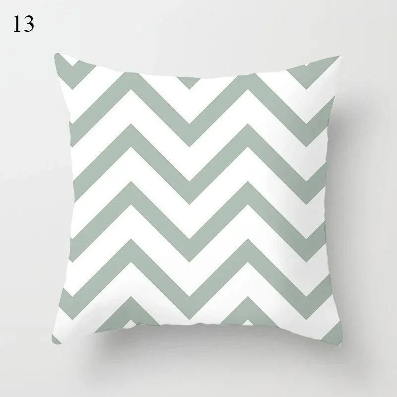 Grünes kreatives geometrisches Kissenbezug für dein Zuhause – 13 , 50x50cm