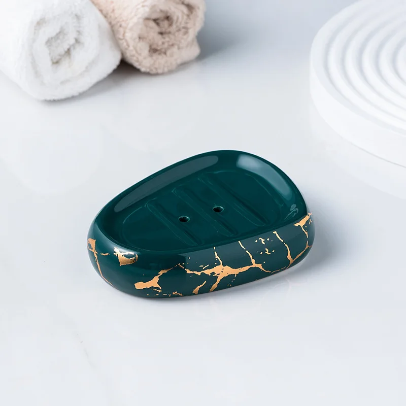 Elegantes fünfteilige Keramik-Badezimmer-Set für Familie – soap dish-1254
