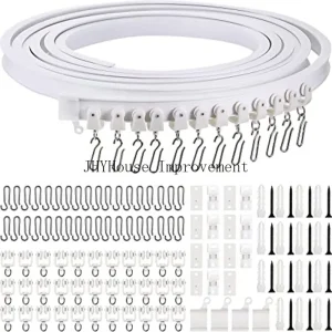Flexibles Vorhangschiene-Set für Fenster und Balkon