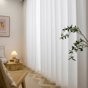 Elegante Verdunkelungsvorhänge aus hochwertigem Tüll für Räume