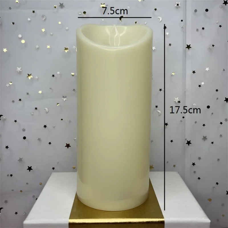 Flammenlose LED Teelichtkerzen für stimmungsvolle Dekoration – Swing Glossy 17.5cm