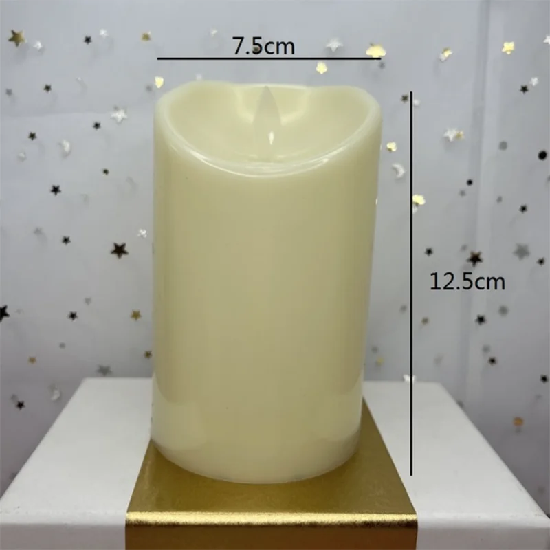 Flammenlose LED Teelichtkerzen für stimmungsvolle Dekoration – Swing Glossy 12.5cm