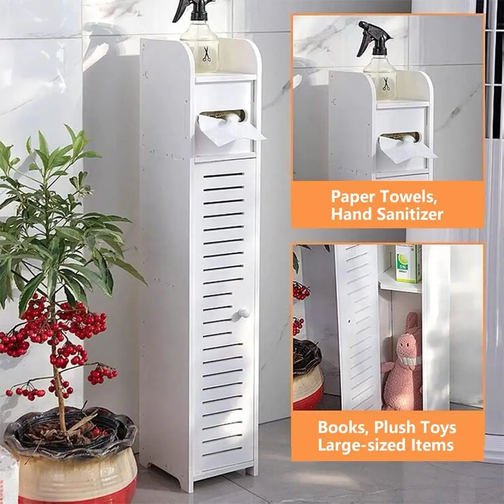 Praktischer 3-stufiger Badezimmer-Speicher-Schrank für Toilettenpapier – Bild 3