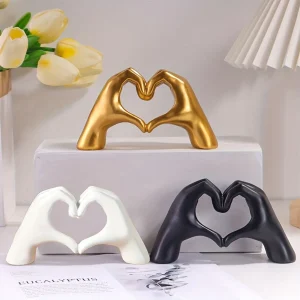 Elegante Resin Figuren für Liebe und Freundschaft im Büro