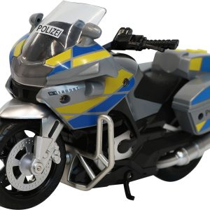 Speedzone Polizeimotorrad 18 cm, Licht und Sound, Freilauf