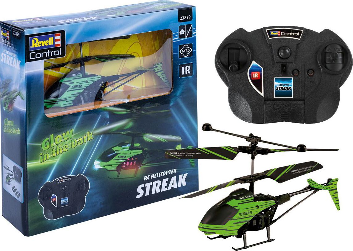 RC Helikopter Streak Glow in the dark, Revell Control Ferngesteuerter Hubschrauber