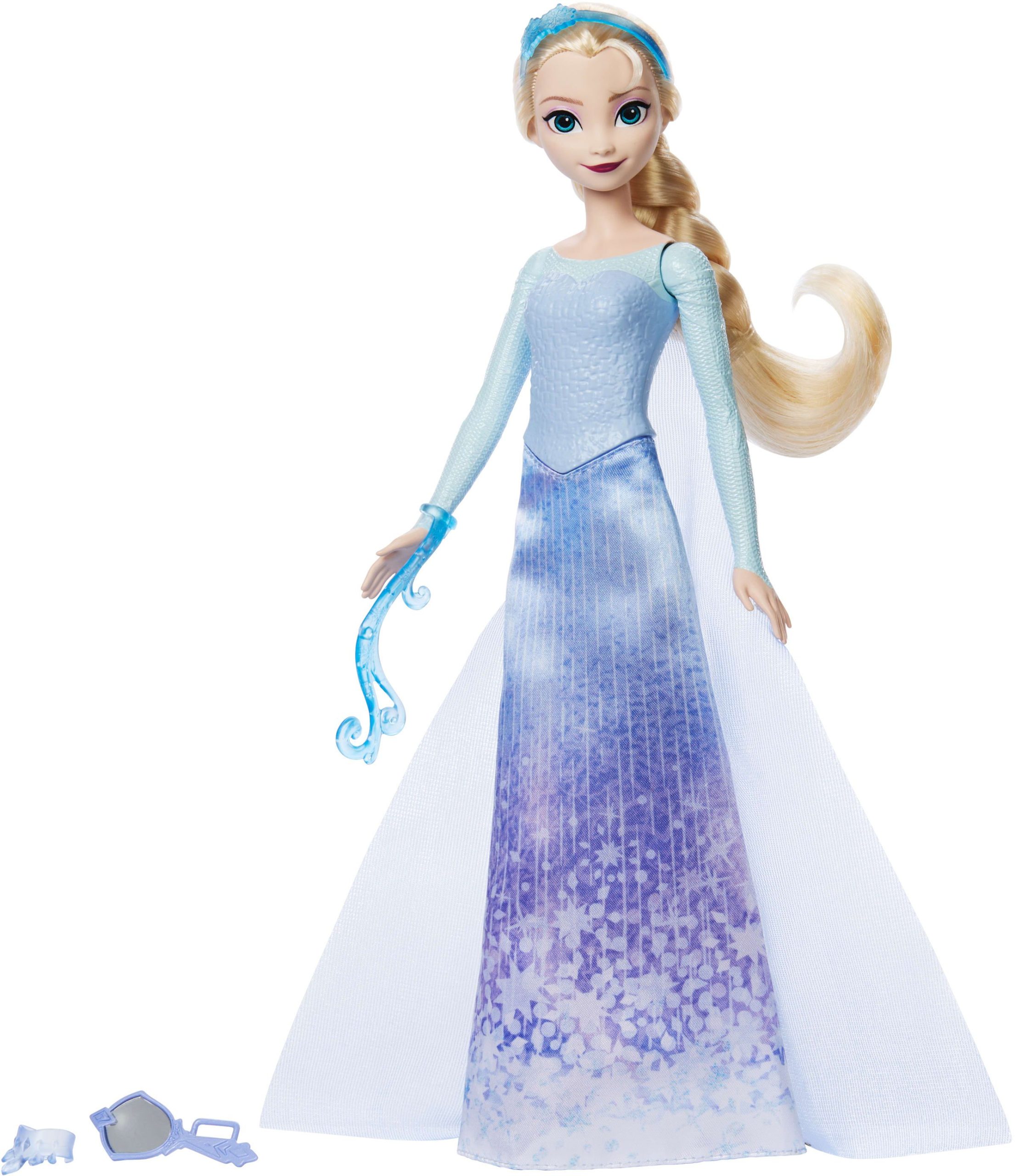Disney Die Eiskönigin Spin & Reveal Elsa-Modepuppe und Accessoires mit 11 Überraschungen aus dem Disney-Film