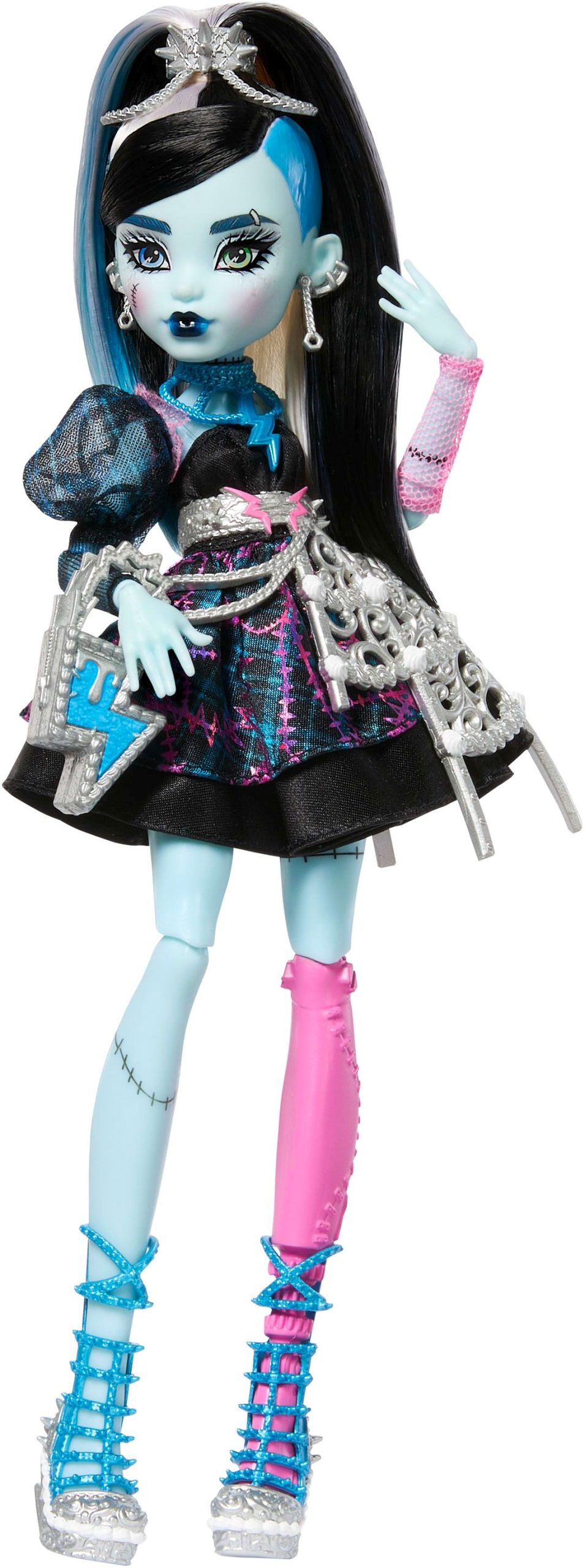 Monster High Scary Sweet Birthday Frankie Stein-Puppe im Partykleid mit Ballon und Geschenk