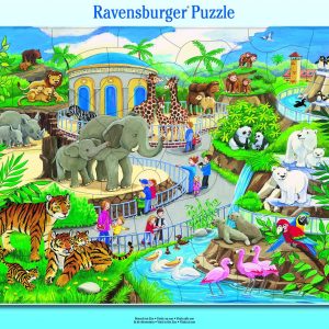 Ravensburger 6661 Puzzle Besuch im Zoo 30-48 Teile