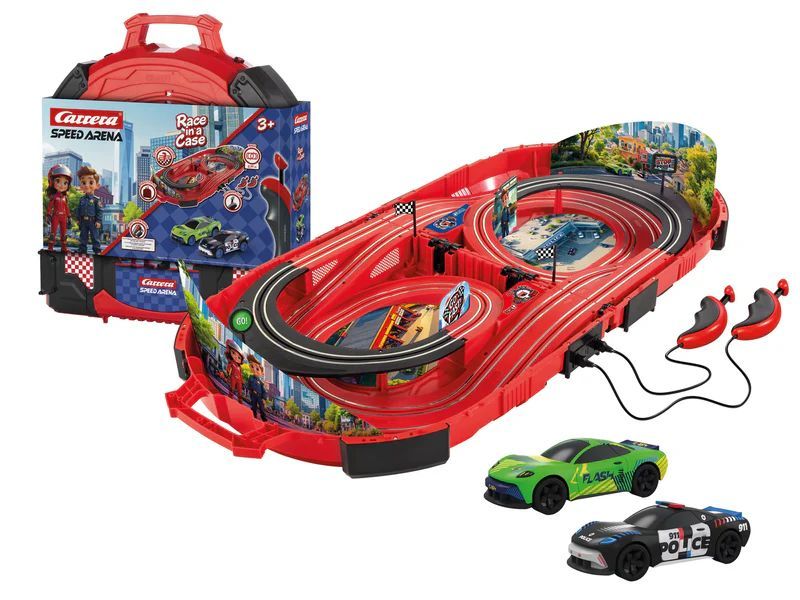 Police Chase, Carrera SPEED ARENA Autorennbahn Set to go
