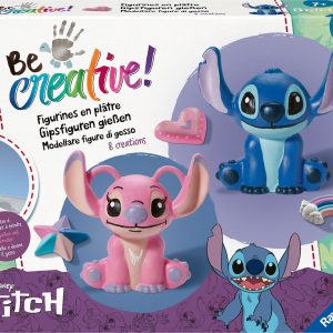 Ravensburger 23877 BeCreative Bastelset Gipsgießen STITCH, DIY für Kinder ab 7 Jahren