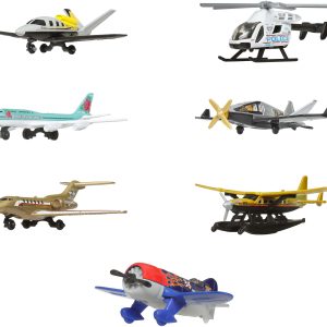 Matchbox Skybusters, Spielzeugflugzeug, Hubschrauber, Raumschiff oder Düsenflugzeug mit rollenden Rädern und/oder sich