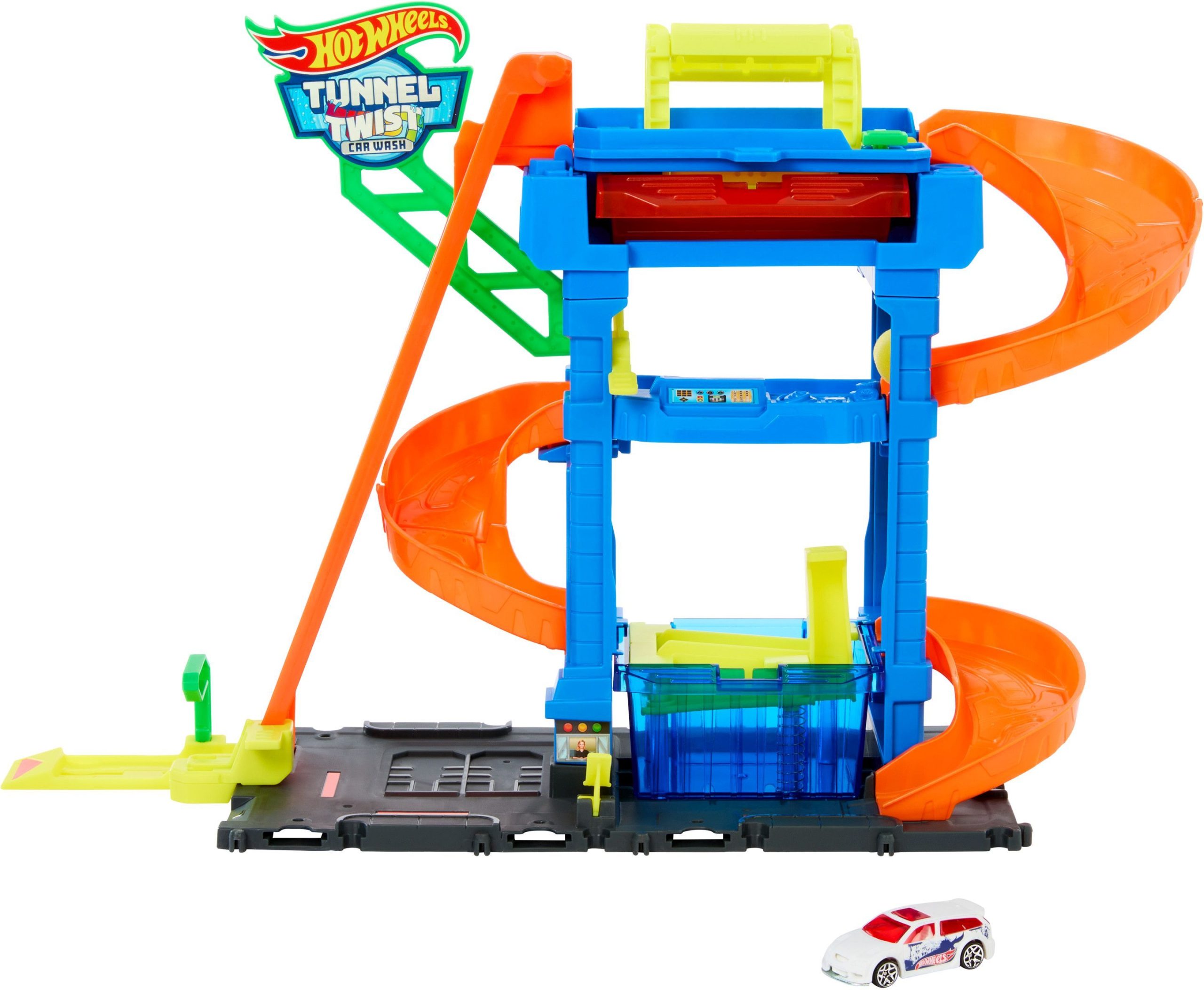 car wash spielzeug Hot Wheels City ECL Tunnel Twist Car Wash - Spiele Max