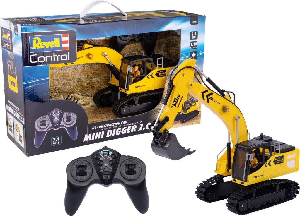 RC Construction Vehicle Mini Digger, Revell Control Ferngesteuertes ...