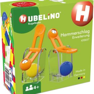 HUBELINO Kugelbahn Hammerschlag Erweiterung (6-teilig)