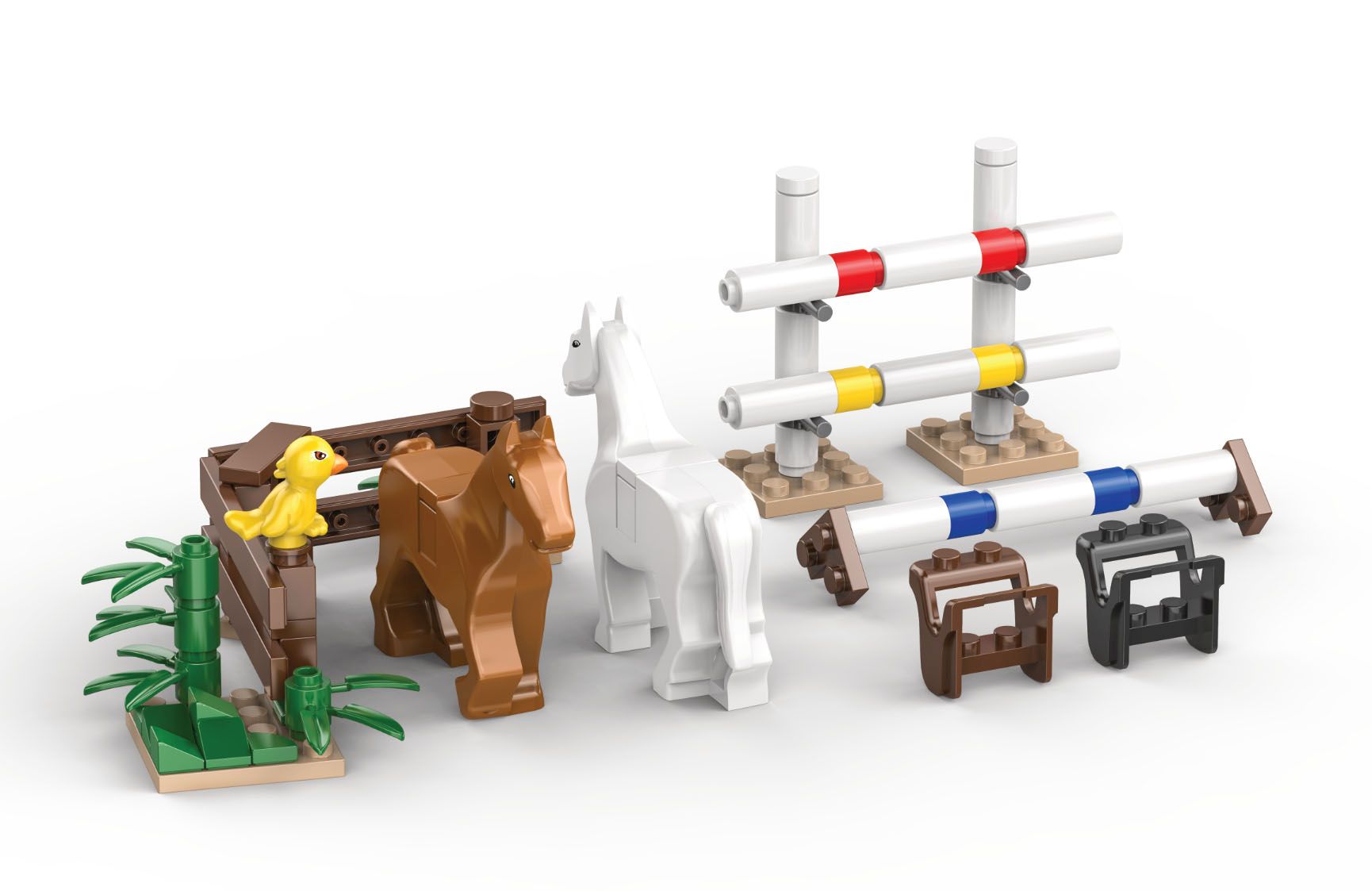 Kiddicraft KC1105 Pferde auf dem Reitplatz