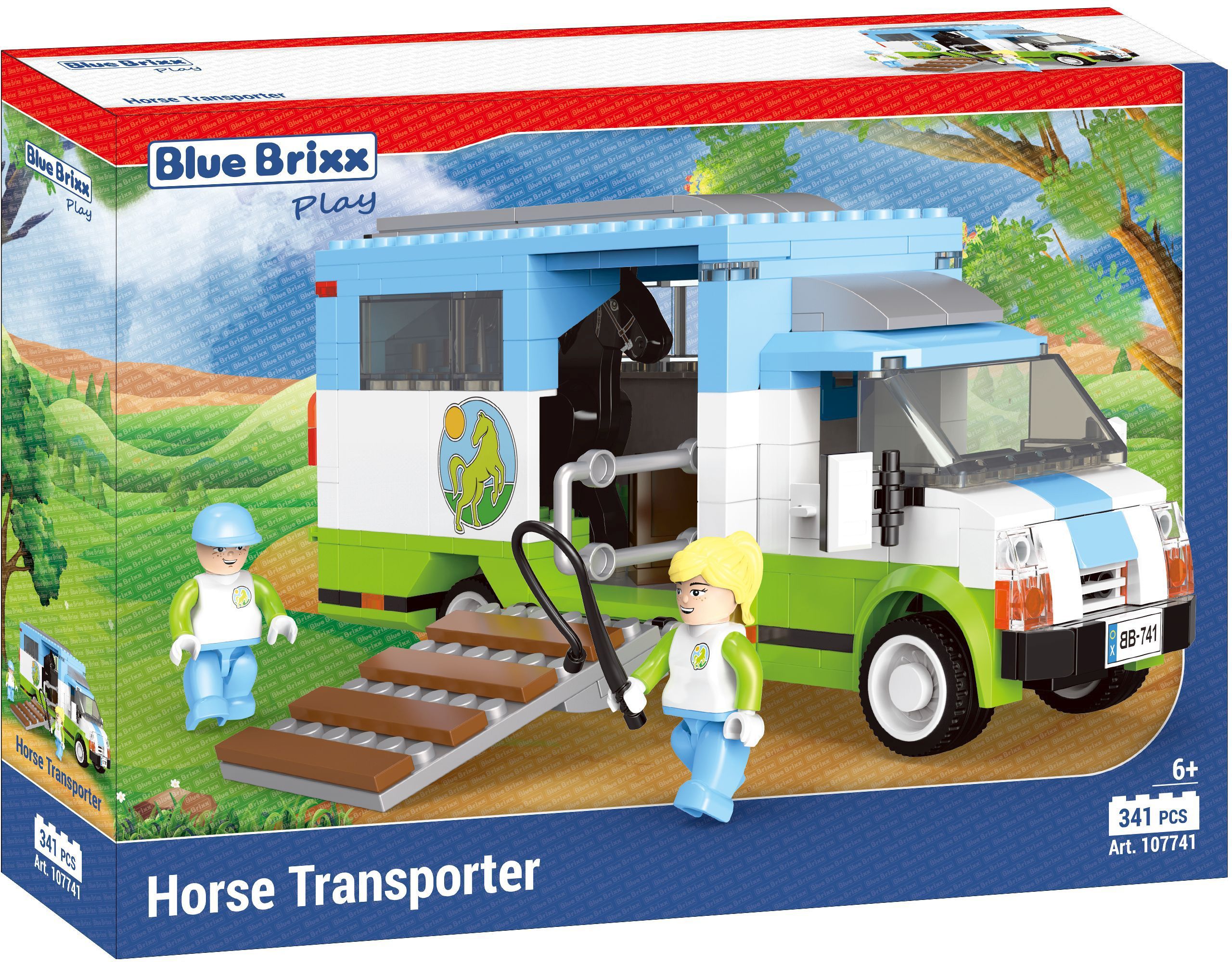 pferdetransporter spielzeug BlueBrixx - Pferdetransporter - Spiele Max