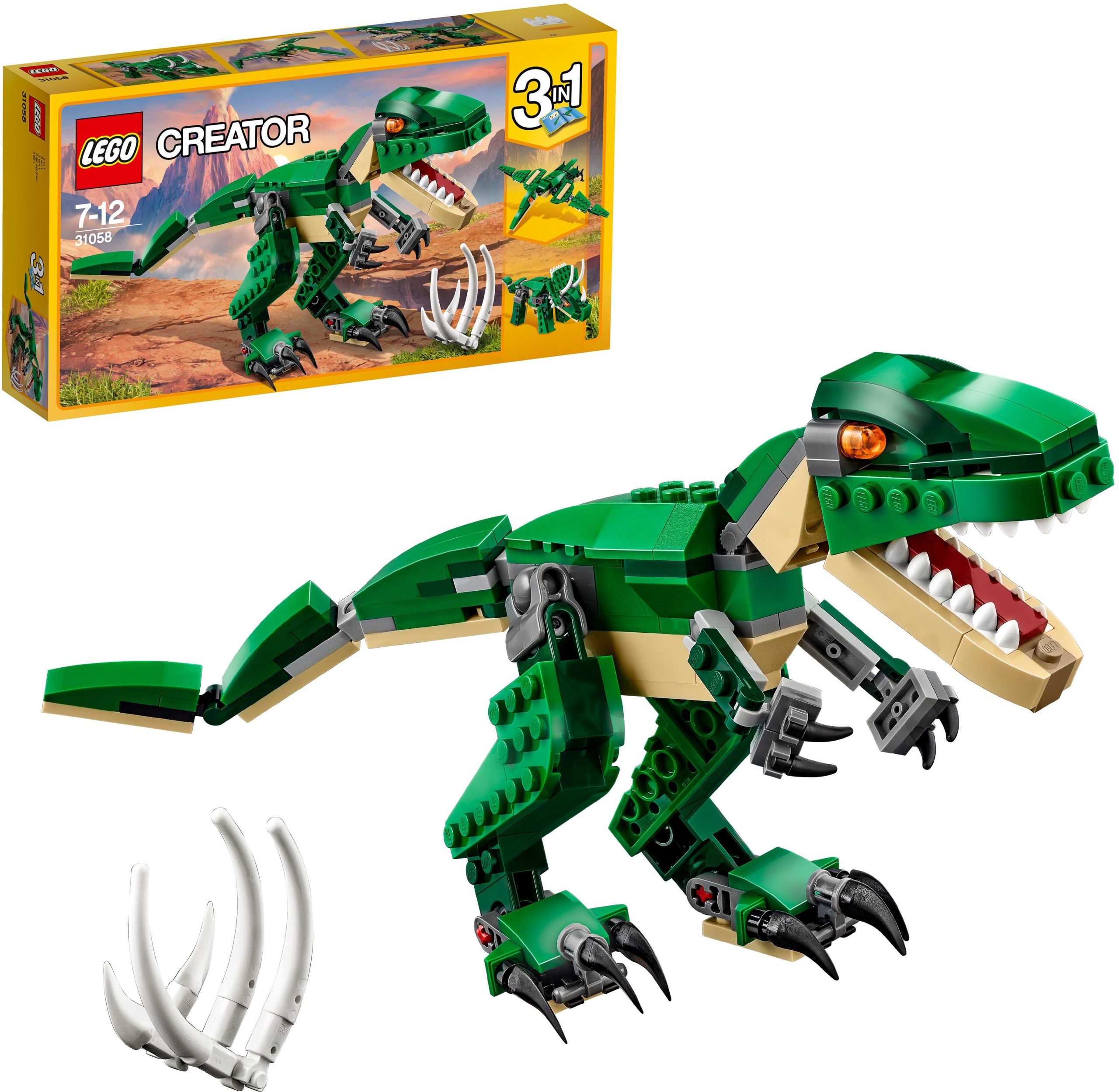 LEGO Creator mächtige Dinosaurier für spannendsten Spielspaß (31058)