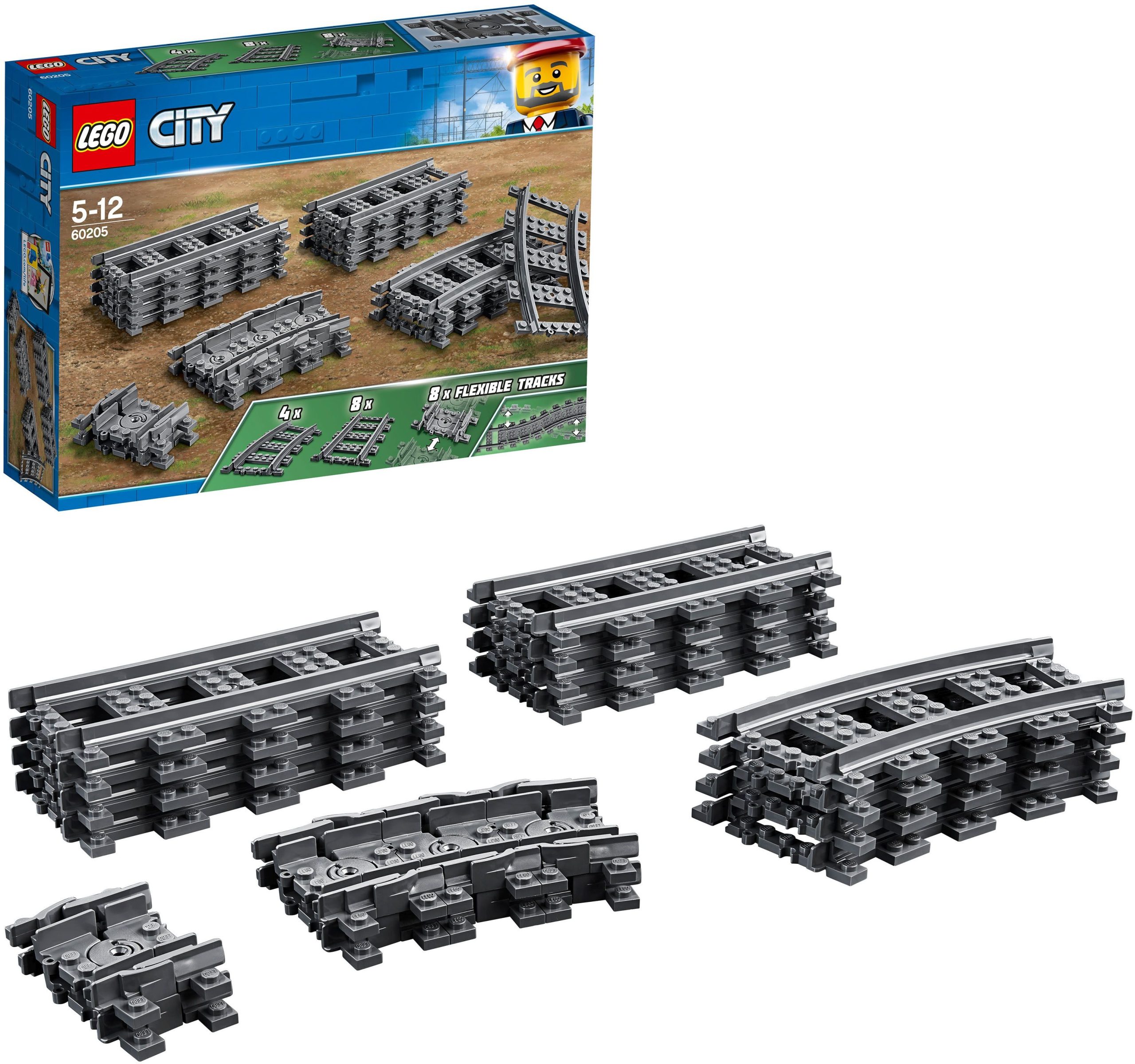 LEGO City – Erweiterungsset für Gleise (60205)