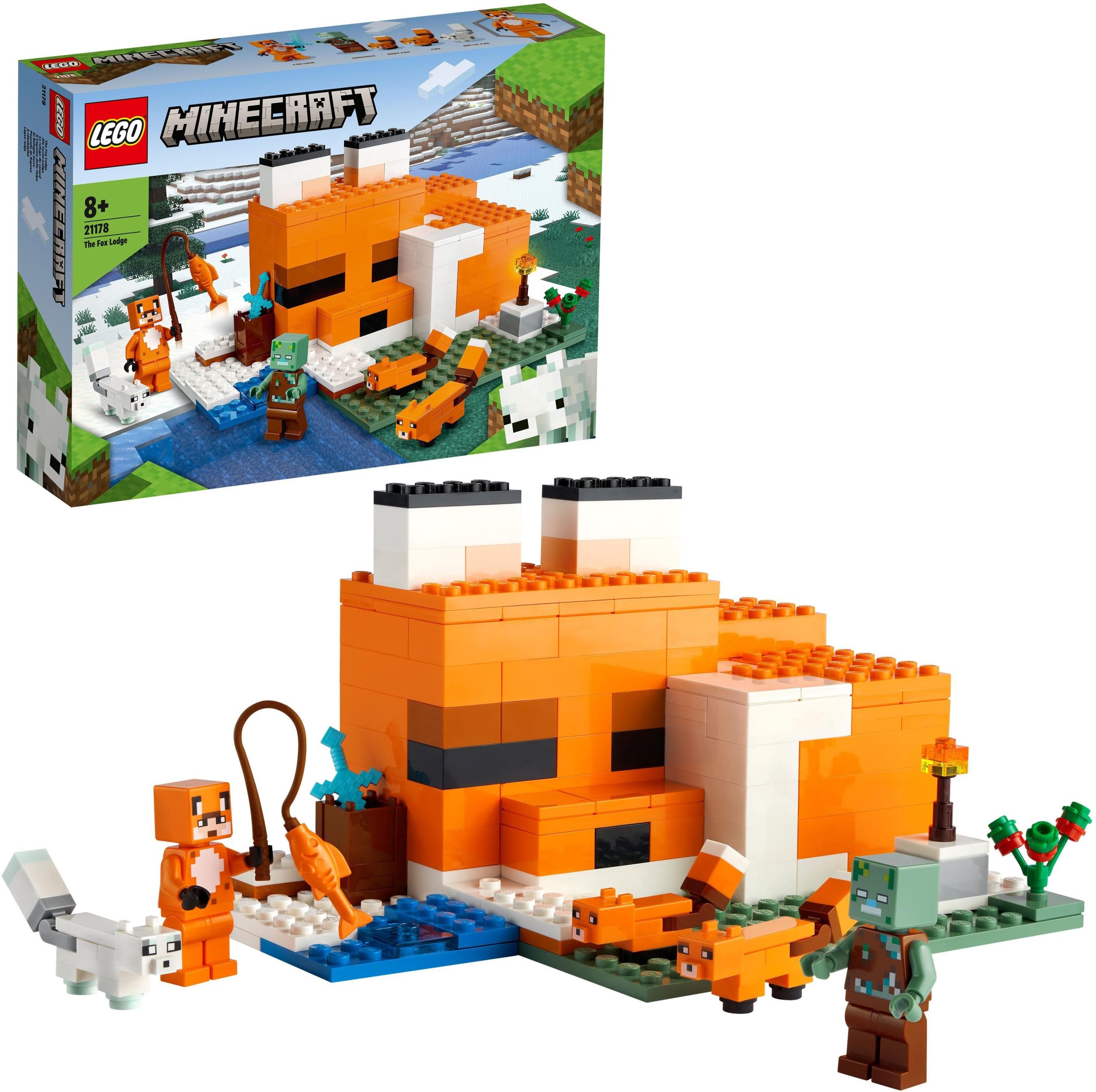 LEGO Minecraft – Großer Fuchsheim mit Spielideen (21178)