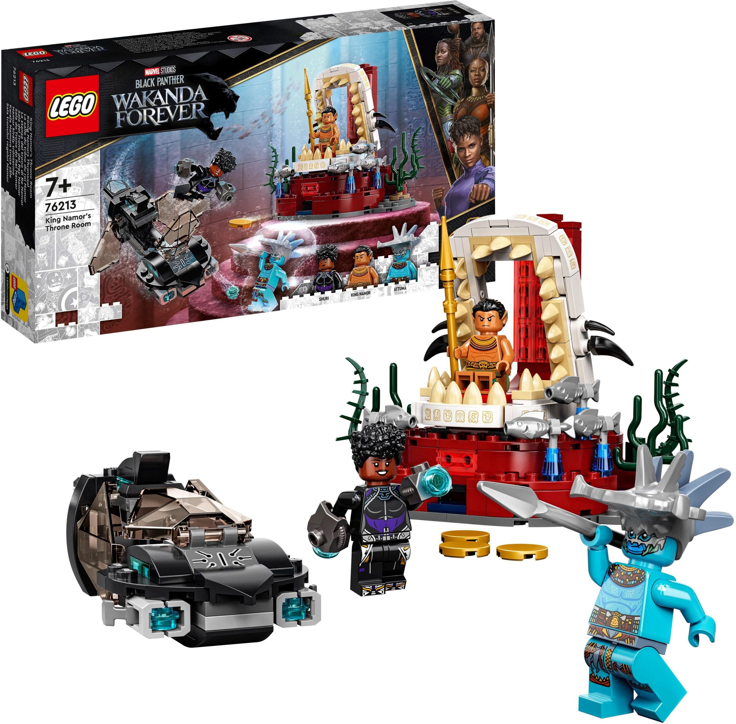 LEGO Marvel Unterwasserwelt mit König Namors Thronsaal (76213)